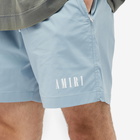 AMIRI Men's Core Logo Swim Short in Dusty Blue