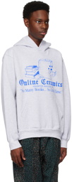 Online Ceramics Gray 'So Many Books So Little Time' Hoodie