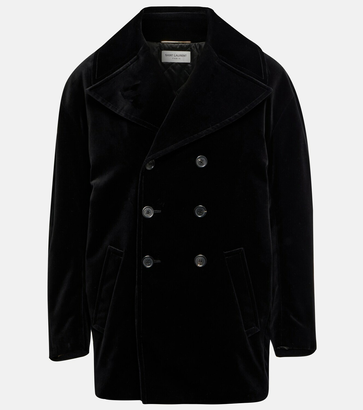 Saint Laurent - Double-breasted velvet jacket Saint Laurent