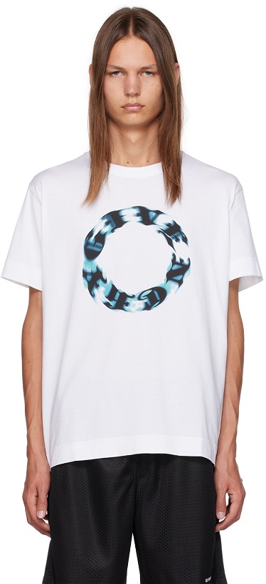 Photo: Givenchy White Graphic T-Shirt
