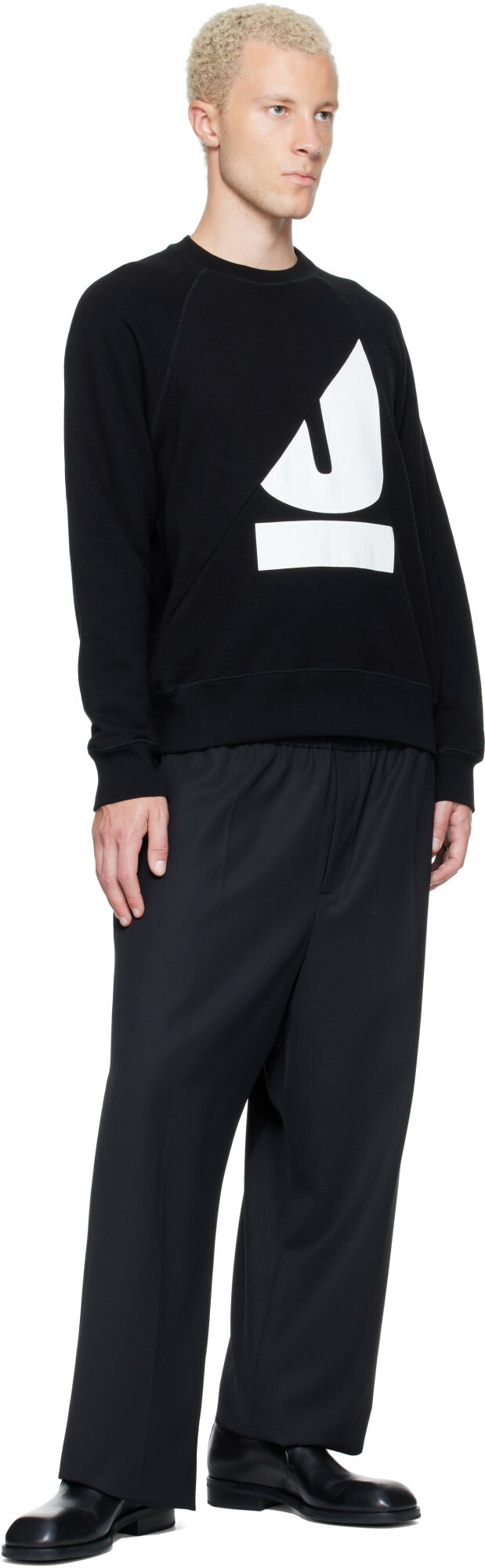 UNDERCOVER Black Logo U Sweatshirt