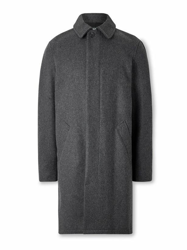 Photo: A.P.C. - Auster Brushed Wool-Blend Coat - Gray