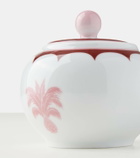Aquazzura Casa Jaipur porcelain sugar bowl