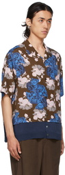 Undercover Brown Floral Short Sleeve Shirt