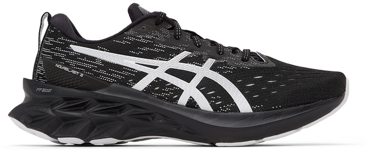 Photo: Asics Black Novablast 2 Sneakers