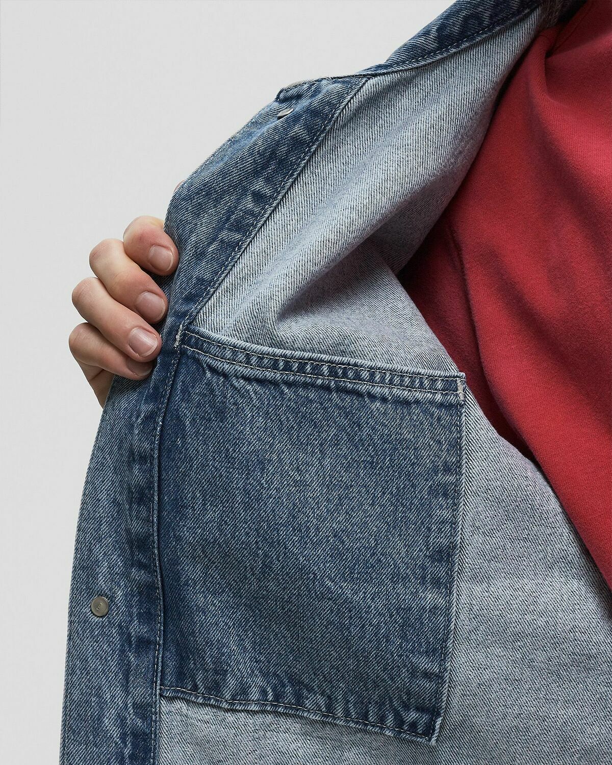 Levis BROADWAY ENIGNEER COAT Blue Mens Denim Jacket Levis