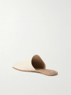 Our Legacy - Emporio Armani Cigarr Leather Slippers - Neutrals
