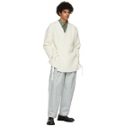 Dunhill Off-White Chunky Wrap Cardigan