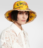 Zimmermann Floral linen bucket hat