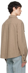 Recto Beige Office Shirt