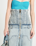 Balmain Womens Jeans in Blue