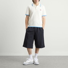 Casablanca Men's Boucle Polo in White