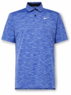 Nike Golf - Tour Space-Dyed Dri-FIT Golf Polo Shirt - Blue