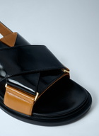 Marni Fussbett Leather Sandals