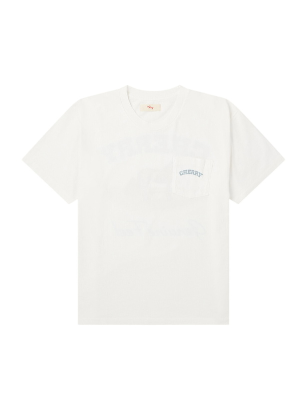 Photo: Cherry Los Angeles - Cotton-Jersey T-Shirt - White