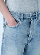 Saint Laurent Loose Straight Mid-Rise Jeans