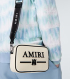 Amiri - Embroidered cotton canvas shoulder bag