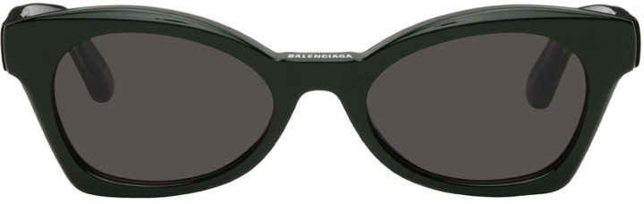 Photo: Balenciaga Green Cat-Eye Sunglasses