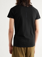 FALKE Ergonomic Sport System - Active Logo-Print Stretch-Jersey T-Shirt - Black - M/L