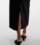 Tove Sabella velvet midi dress