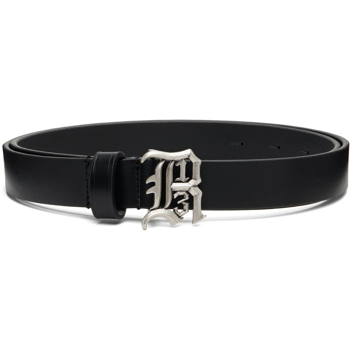 Photo: R13 Black Slim 'R13' Logo Belt