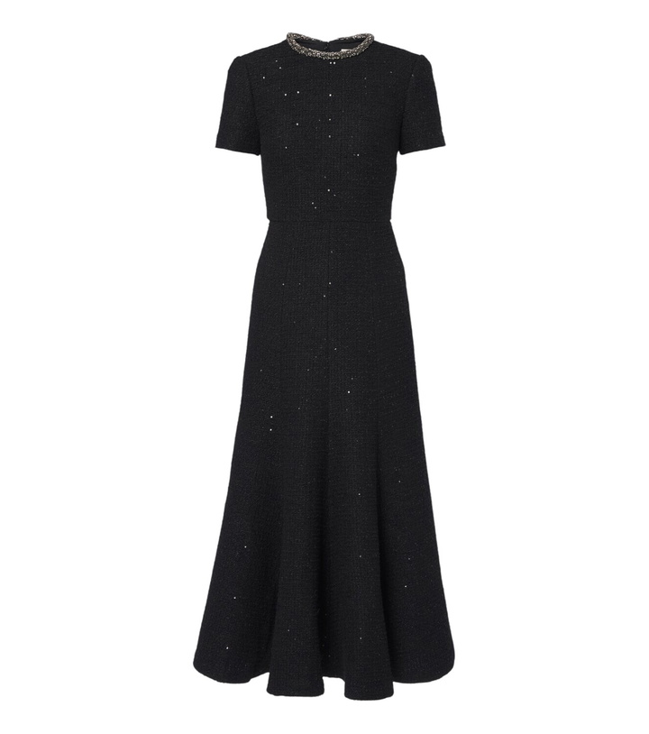 Photo: Roland Mouret Embellished bouclé cocktail dress