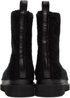 Recto Black Sherpa Alex Boots