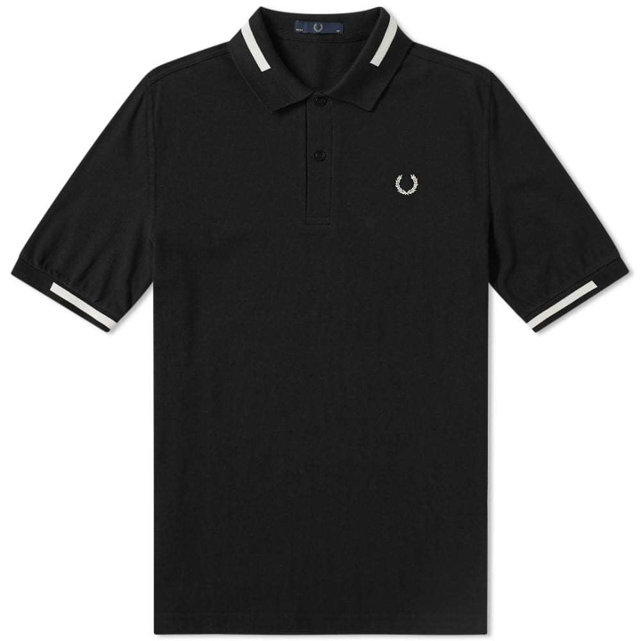 Photo: Fred Perry Laurel Broken Tipped Pique Polo Black