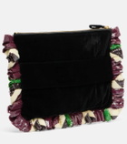 La DoubleJ Sequined clutch