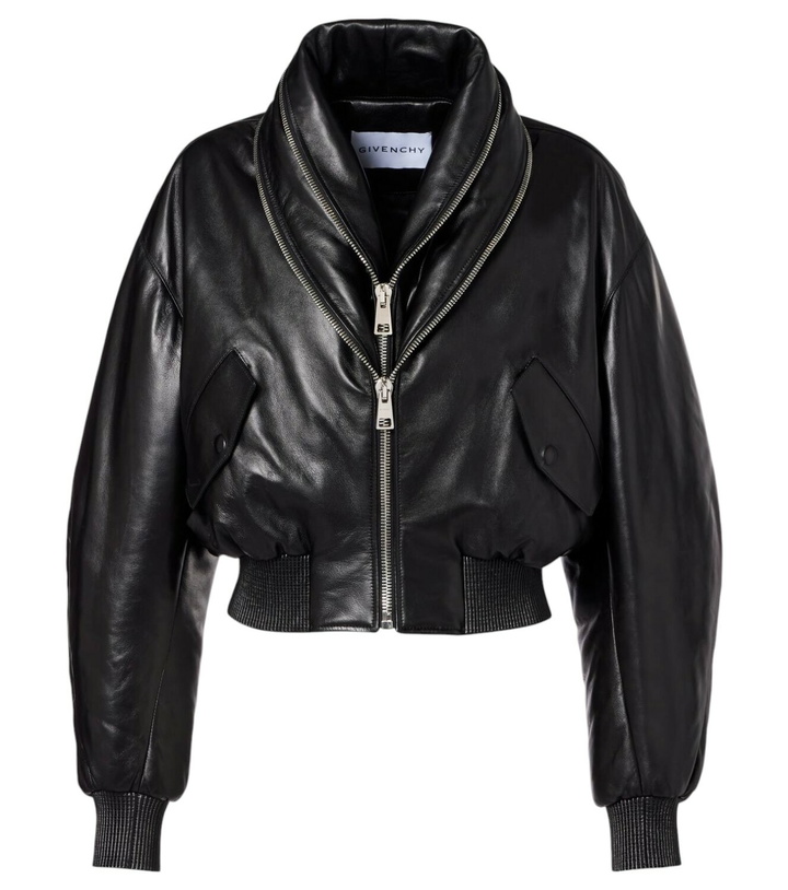 Photo: Givenchy Leather bomber jacket