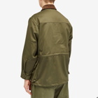 Monitaly Men's Military Half Coat Type B in Vancloth Sateen Olive