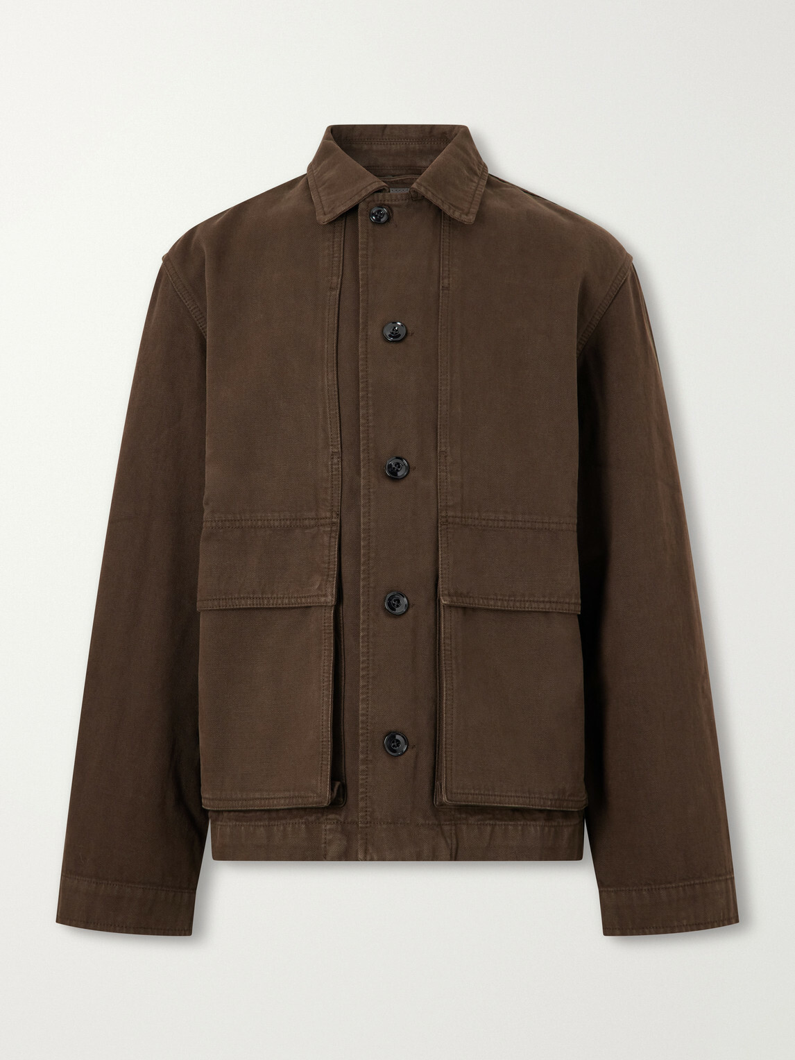 LEMAIRE - Cotton-Twill Jacket - Brown