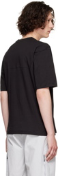 HH-118389225 Black Cotton T-Shirt