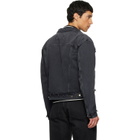 Maison Margiela Black Caban Denim Jacket