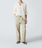 Frescobol Carioca Rocha cotton twill wide-leg pants