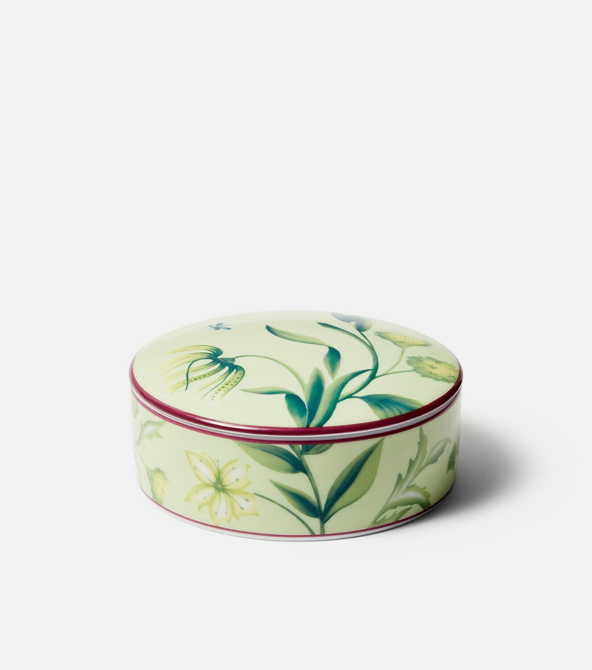 Ginori 1735 Florenza floral porcelain container