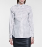 Victoria Beckham - Checked cotton twill shirt