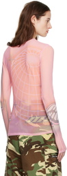 MadeMe SSENSE Exclusive Pink New World Long Sleeve T-Shirt