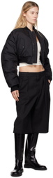 WARDROBE.NYC Black Low Rise Shorts