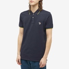 Paul Smith Men's Regular Fit Zebra Polo Shirt in Navy