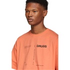 Raf Simons Orange Drugs Regular Fit T-Shirt