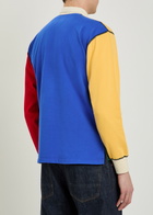 Drake's Colour-blocked Cotton Rugby top Multicoloured 1
