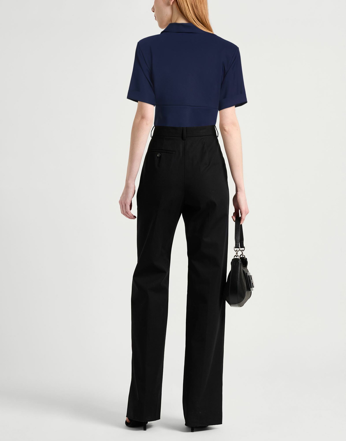 Chiara Boni La Petite Robe Womens Top in Midnight blue