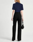 Chiara Boni La Petite Robe Womens Top in Midnight blue
