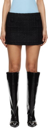 Marc Jacobs Black Tweed Miniskirt