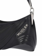 MUGLER - Spiral Embossed Leather Pouch