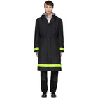 Junya Watanabe Black Gore-Tex® Reflective Ripstop Trench Coat