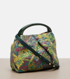 Dries Van Noten Crisp Small jacquard top-handle bag