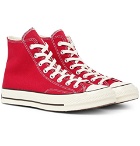 Converse - Chuck 70 Canvas High-Top Sneakers - Red