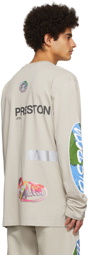 Heron Preston Grey Cotton Long Sleeve T-Shirt